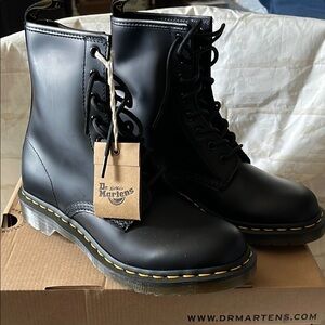 Dr. Martens Black Leather Boots
